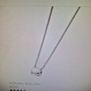 BIKO Mini "Silver" Pendant.  NWT